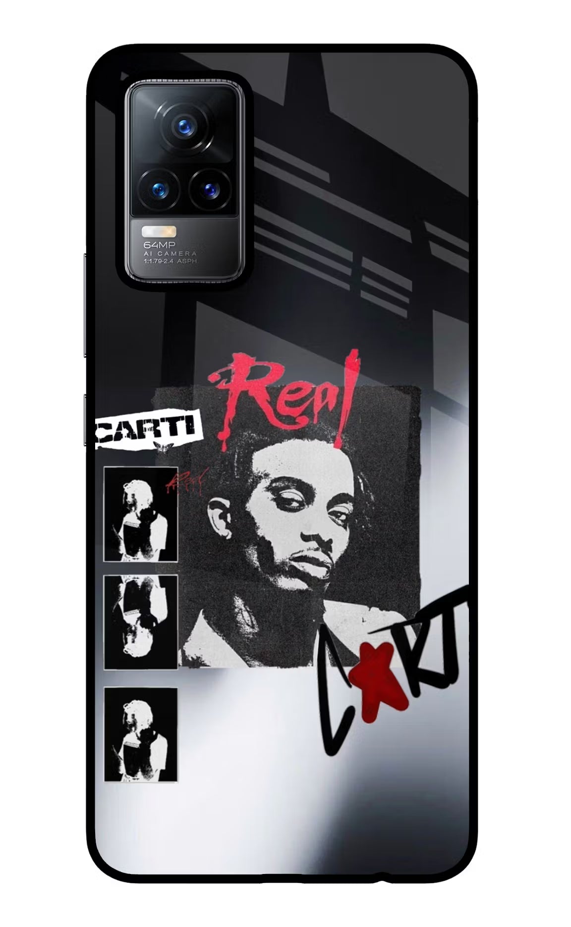 Playboi Carti Vivo Y73/V21E 4G Glass Case Back Cover by Casekaro