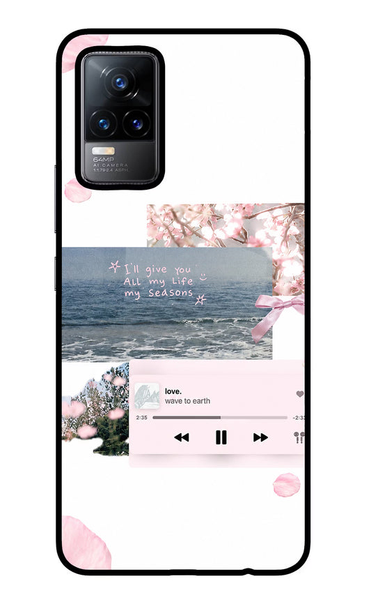 Wave to earth Vivo Y73/V21E 4G Glass Case