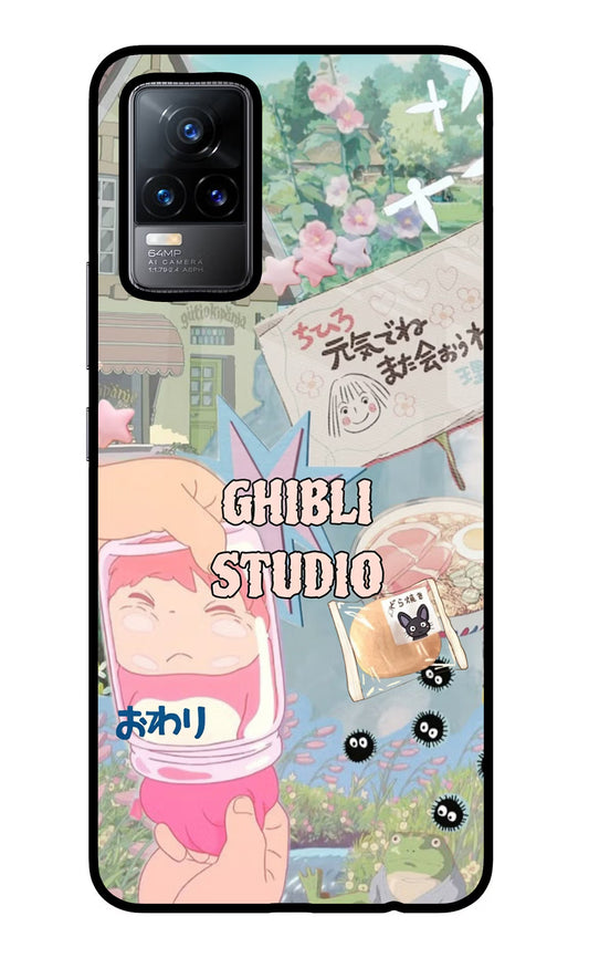 Studio Ghibli Vivo Y73/V21E 4G Glass Case