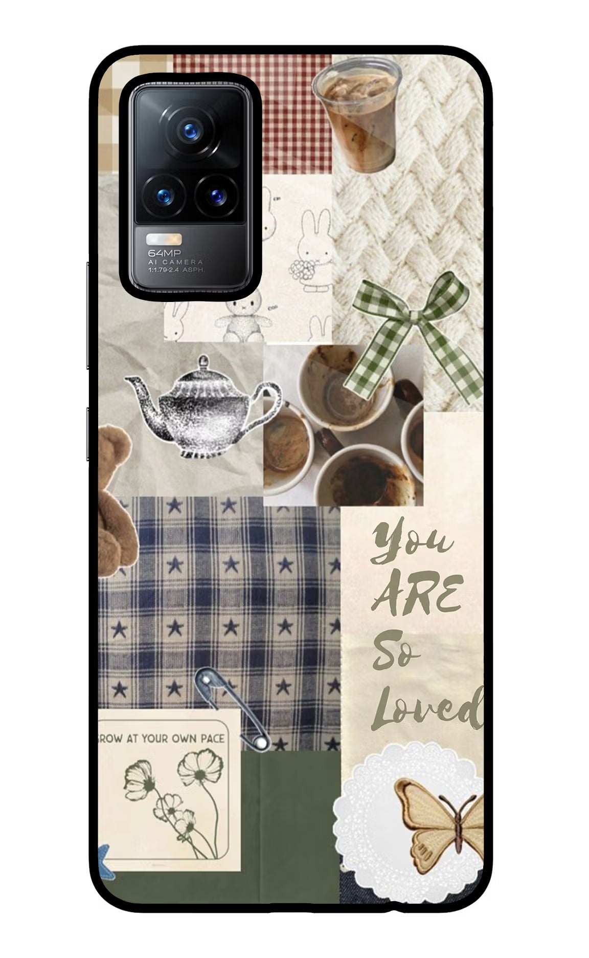 Cookie Vivo Y73/V21E 4G Glass Case