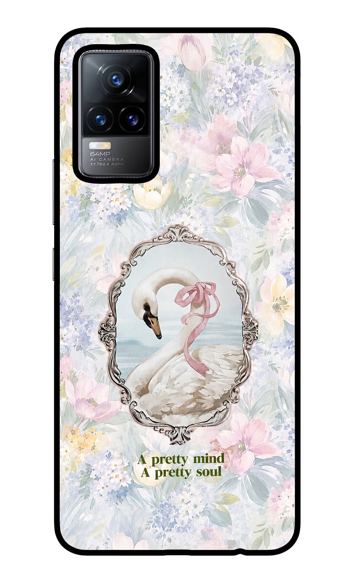 Pretty Mind Pretty Soul Vivo Y73/V21E 4G Glass Case