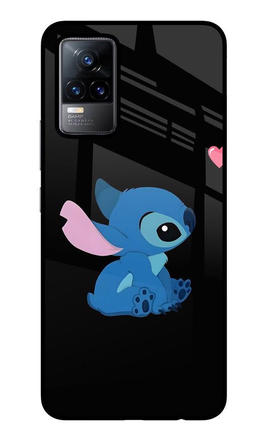 Stitch Crush Vivo Y73/V21E 4G Glass Case