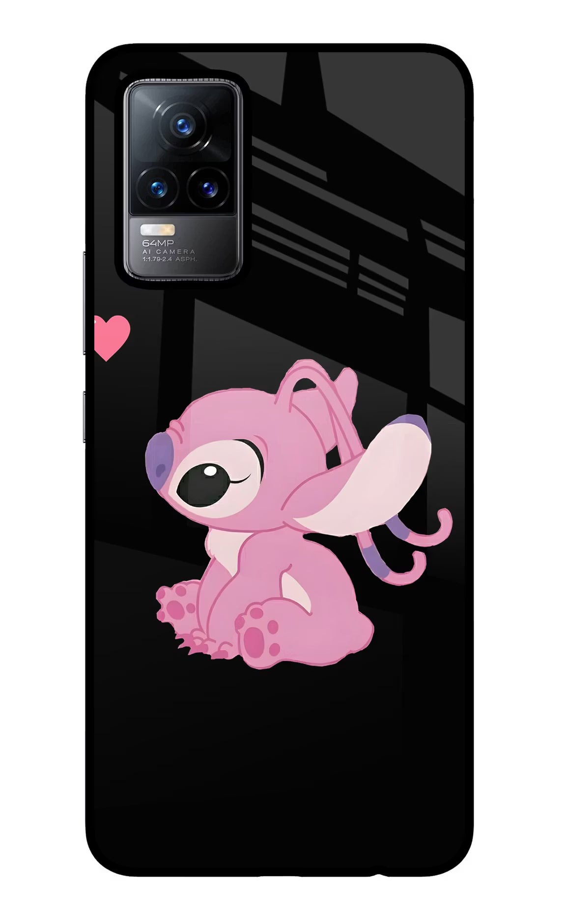 Angel Crush Vivo Y73/V21E 4G Glass Case Back Cover by Casekaro