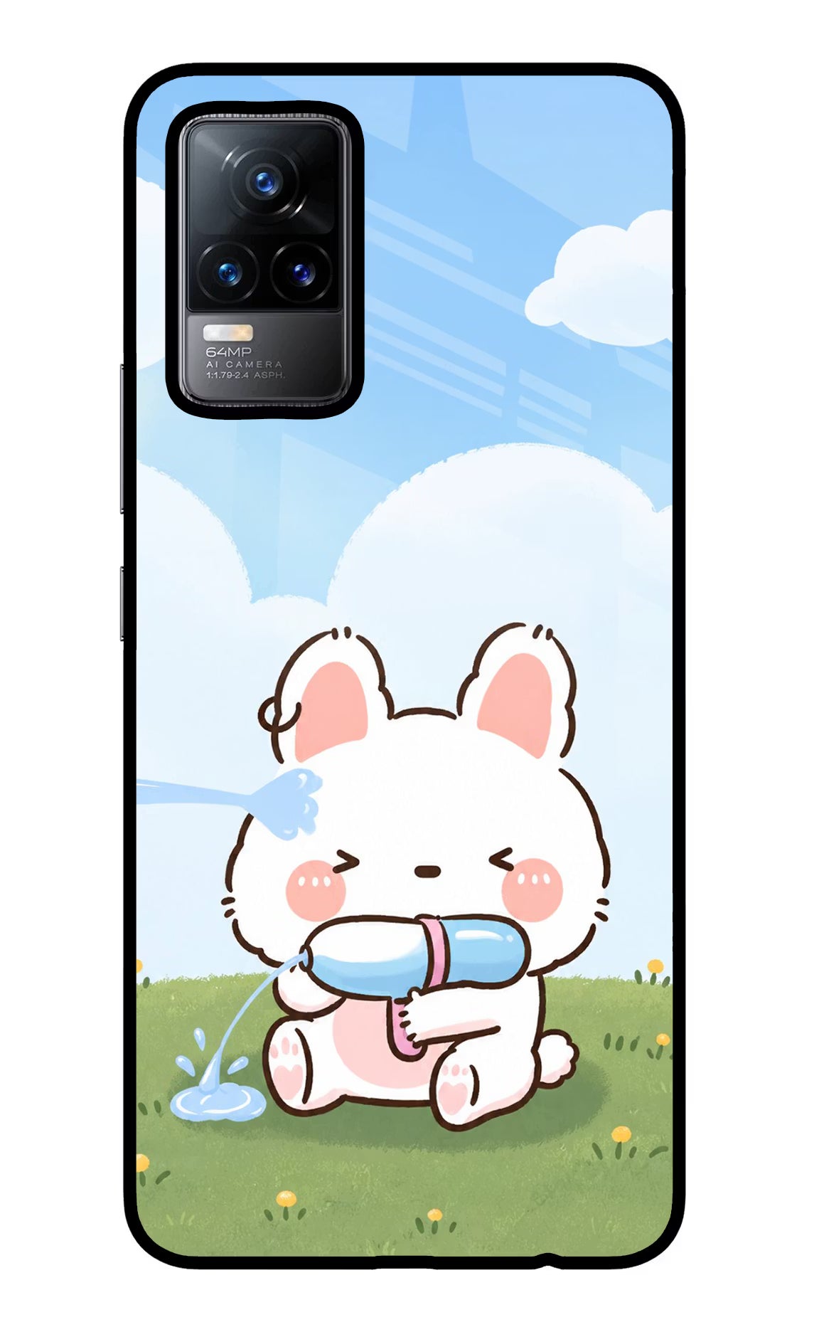 Bunny Treat Vivo Y73/V21E 4G Glass Case