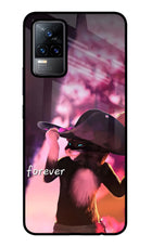 Forever Cat Vivo Y73/V21E 4G Glass Case