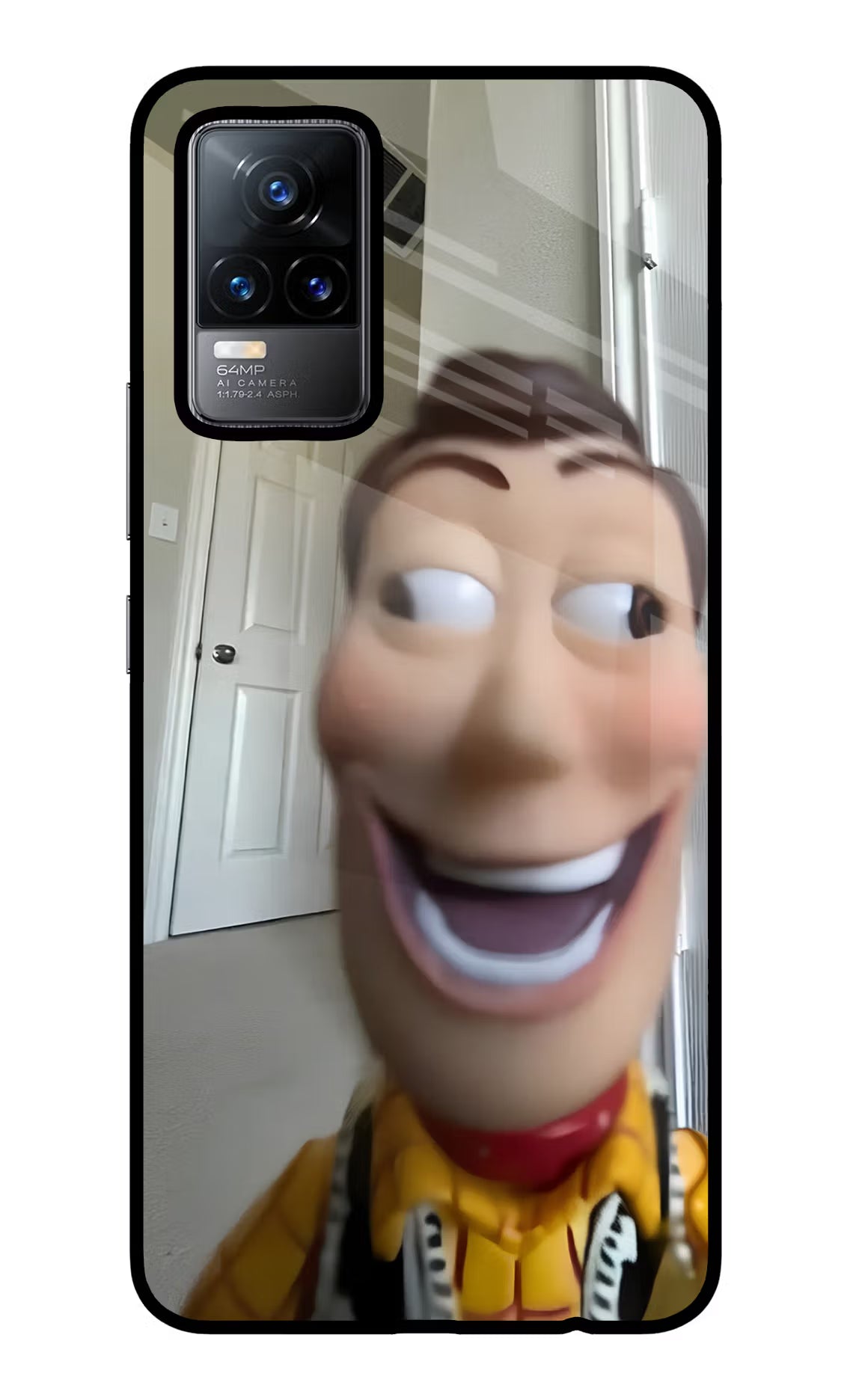 Side Eye Woody Vivo Y73/V21E 4G Glass Case