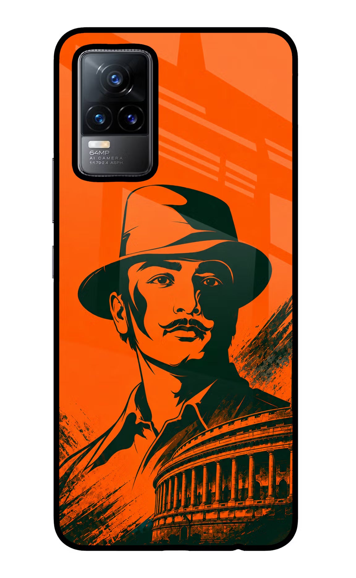 Bhagat Singh Legacy Vivo Y73/V21E 4G Glass Case
