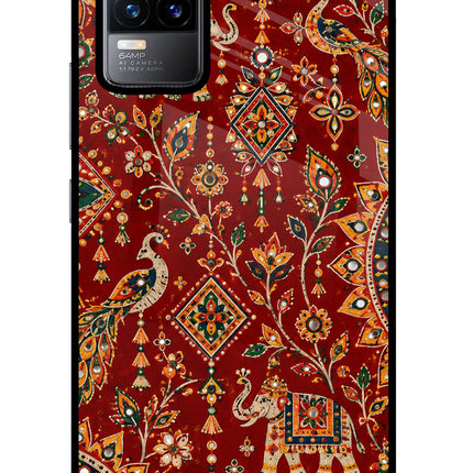 Laal Riwaaz Vivo Y73/V21E 4G Glass Case
