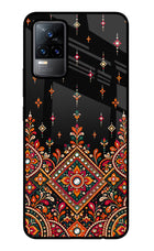 Noir Mehfil Vivo Y73/V21E 4G Glass Case