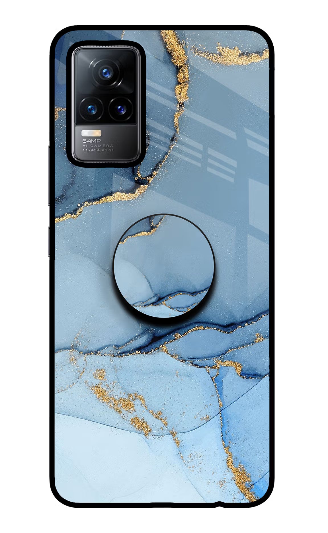 Blue Marble Vivo Y73/V21E 4G Pop Case by Casekaro