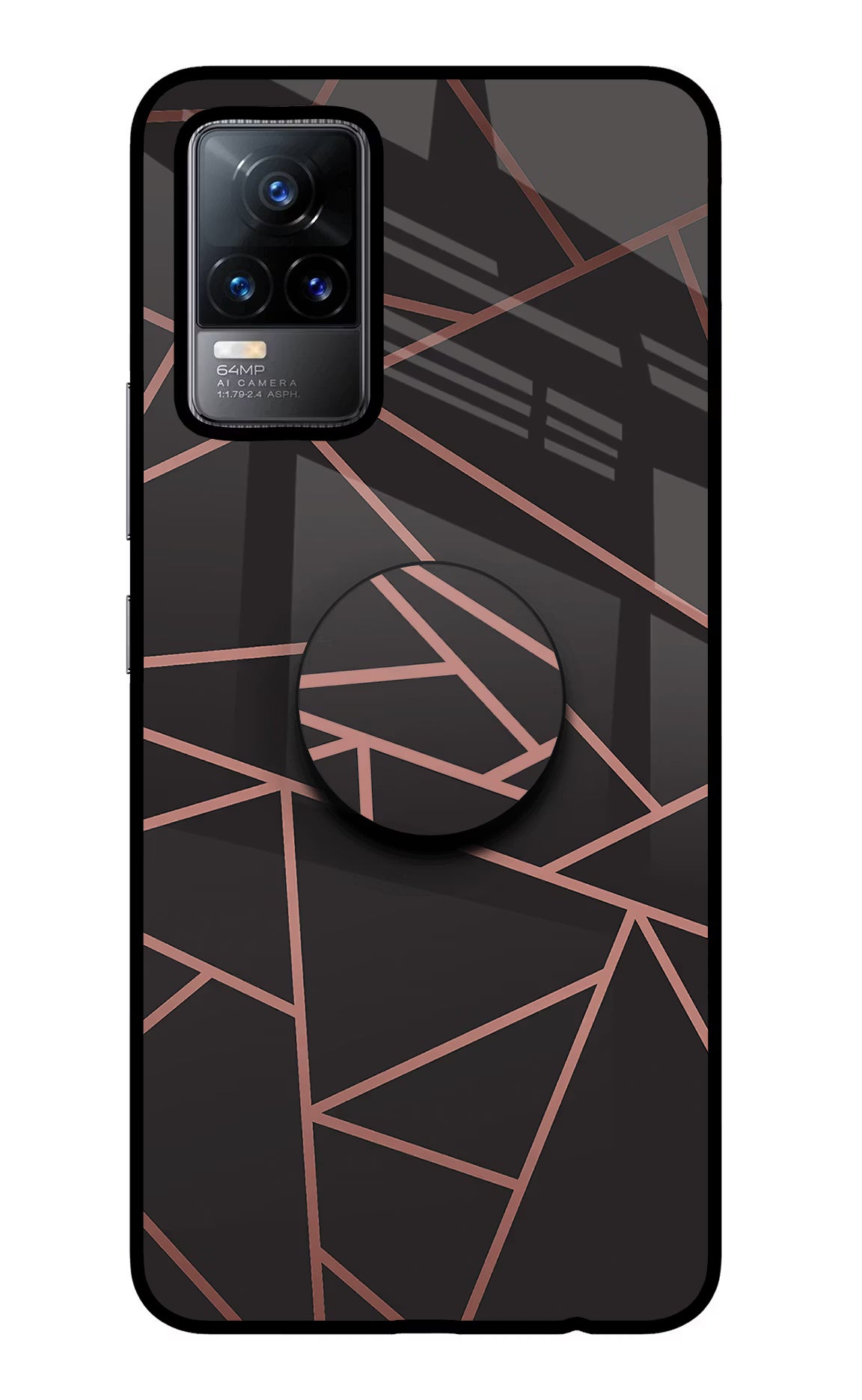 Geometric Pattern Vivo Y73/V21E 4G Pop Case by Casekaro