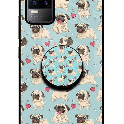 Pug Dog Vivo Y73/V21E 4G Pop Case by Casekaro