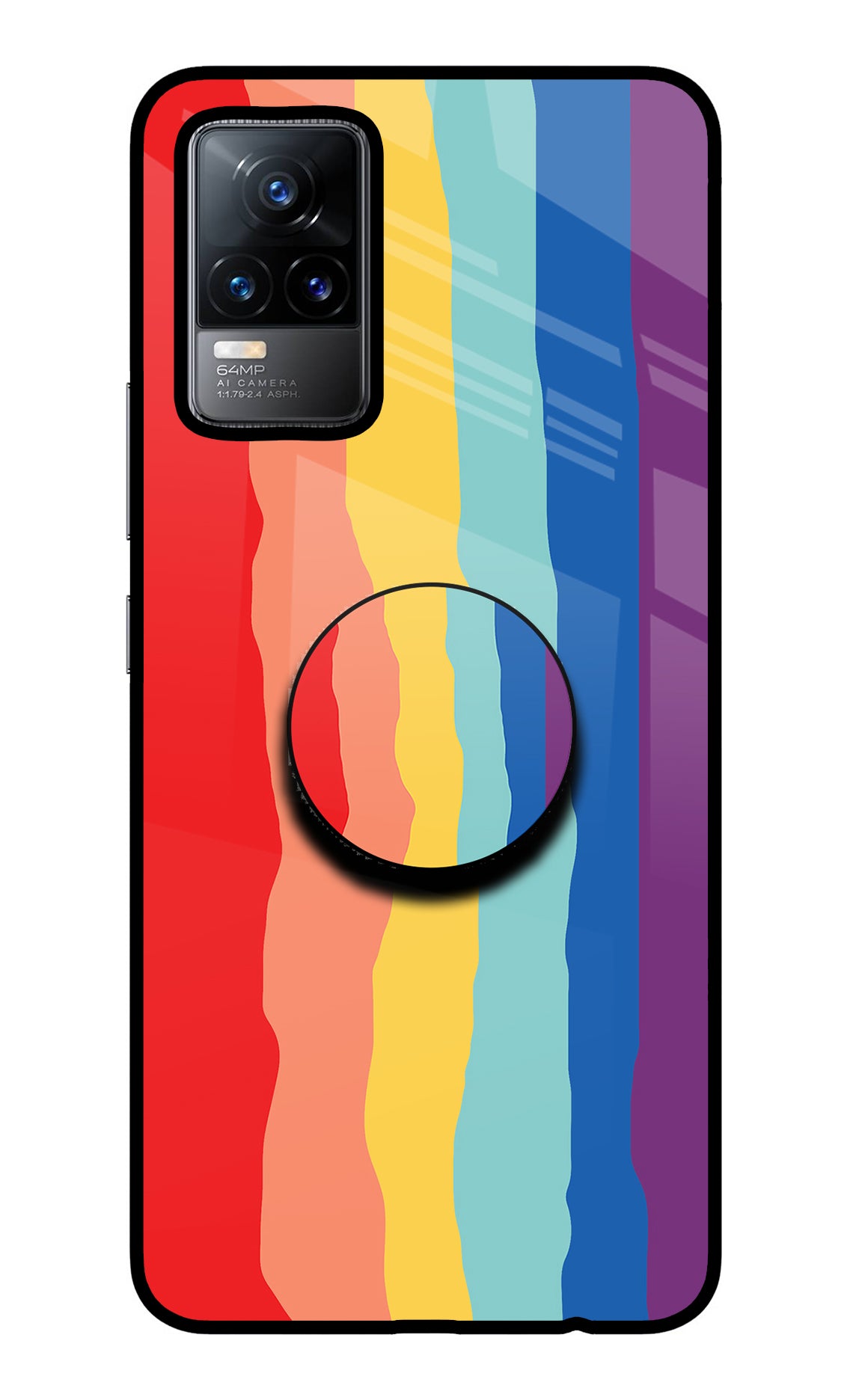 Rainbow Vivo Y73/V21E 4G Glass Case