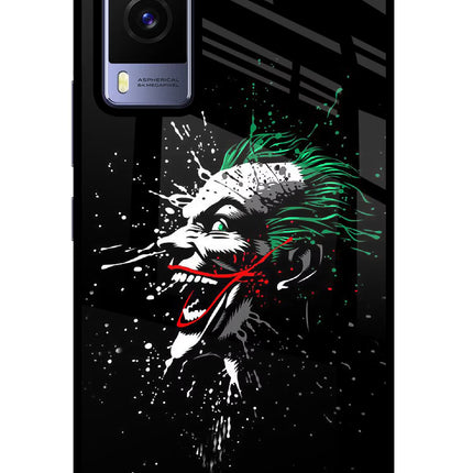Joker Vivo V21E 5G Glass Case Back Cover by Casekaro