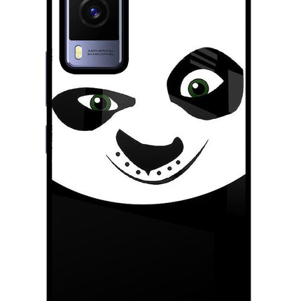 Panda Vivo V21E 5G Glass Case Back Cover by Casekaro
