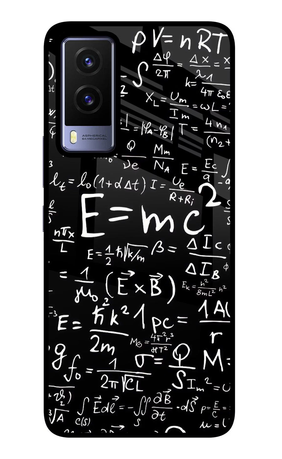 Physics Formula Vivo V21E 5G Back Cover, Glass case