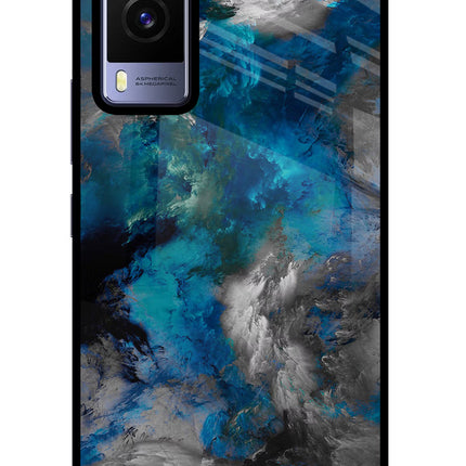 Artwork Vivo V21E 5G Glass Case Back Cover by Casekaro