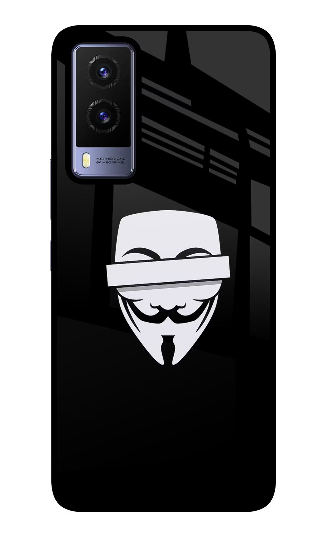 Anonymous Face Vivo V21E 5G Glass Case