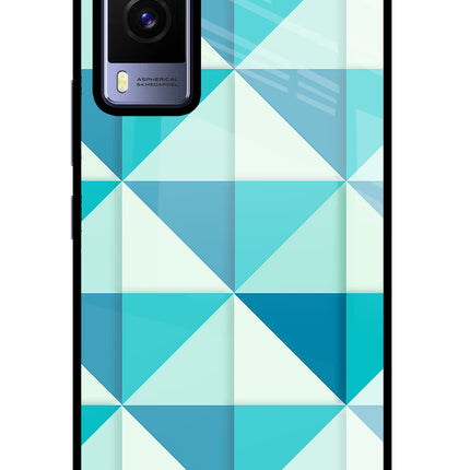 Abstract Vivo V21E 5G Glass Case Back Cover by Casekaro