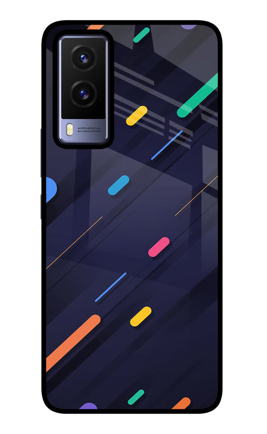 Abstract Design Vivo V21E 5G Glass Case