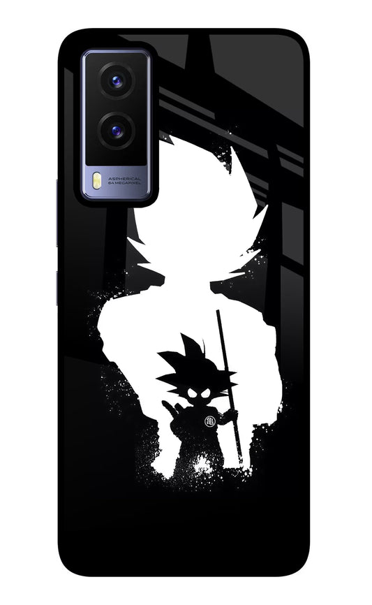 Goku Shadow Vivo V21E 5G Glass Case