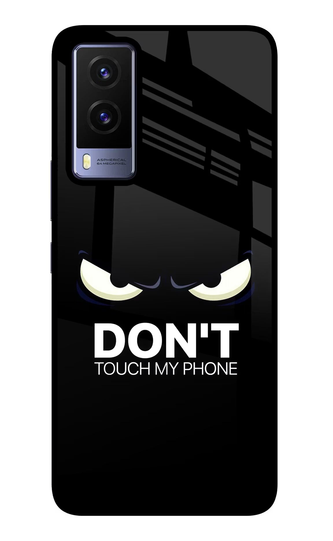 Don'T Touch My Phone Vivo V21E 5G Glass Case