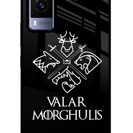 Valar Morghulis | Game Of Thrones Vivo V21E 5G Glass Case Back Cover by Casekaro