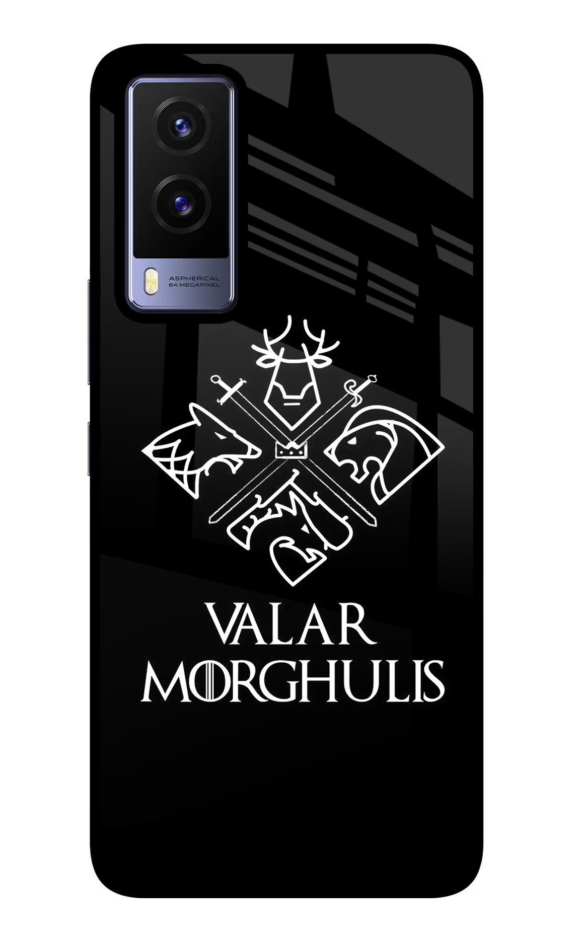 Valar Morghulis | Game Of Thrones Vivo V21E 5G Glass Case Back Cover by Casekaro
