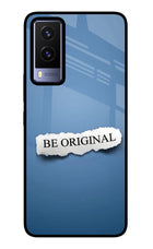 Be Original Vivo V21E 5G Glass Case Back Cover by Casekaro