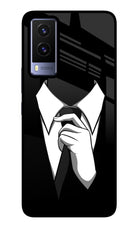 Black Tie Vivo V21E 5G Glass Case