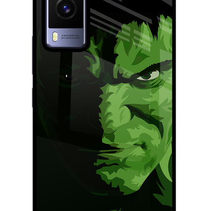 HULK Vivo V21E 5G Glass Case Back Cover by Casekaro