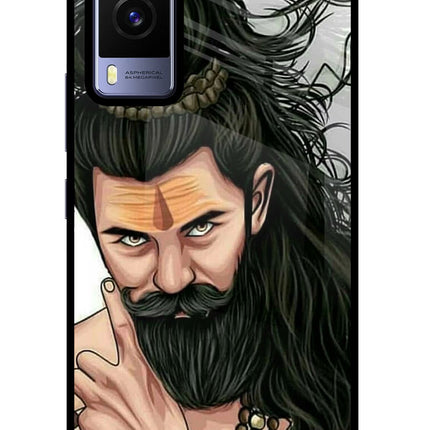 Mahadev Vivo V21E 5G Glass Case Back Cover by Casekaro