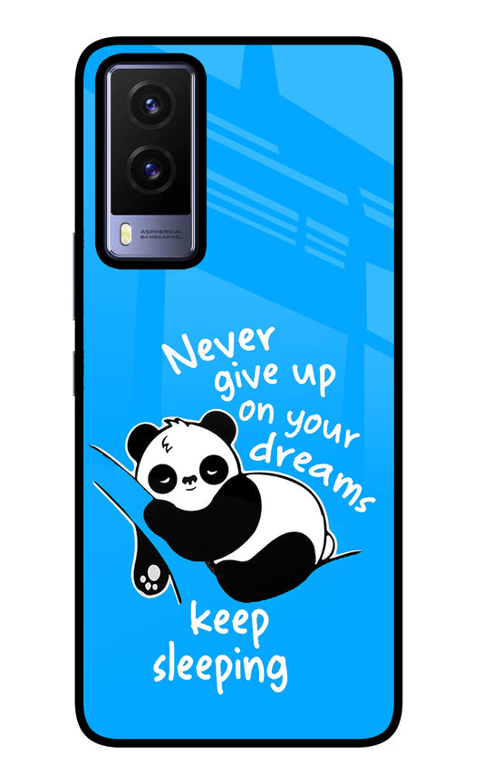 Keep Sleeping Vivo V21E 5G Glass Case