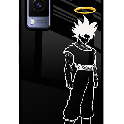 DBS Character Vivo V21E 5G Glass Case Back Cover by Casekaro
