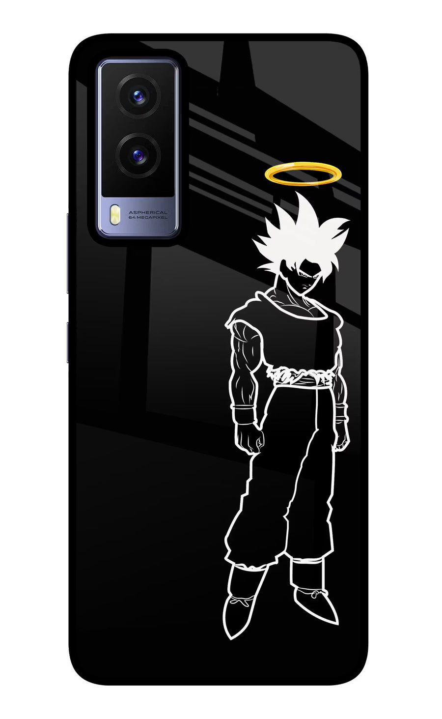 DBS Character Vivo V21E 5G Back Cover, Glass case