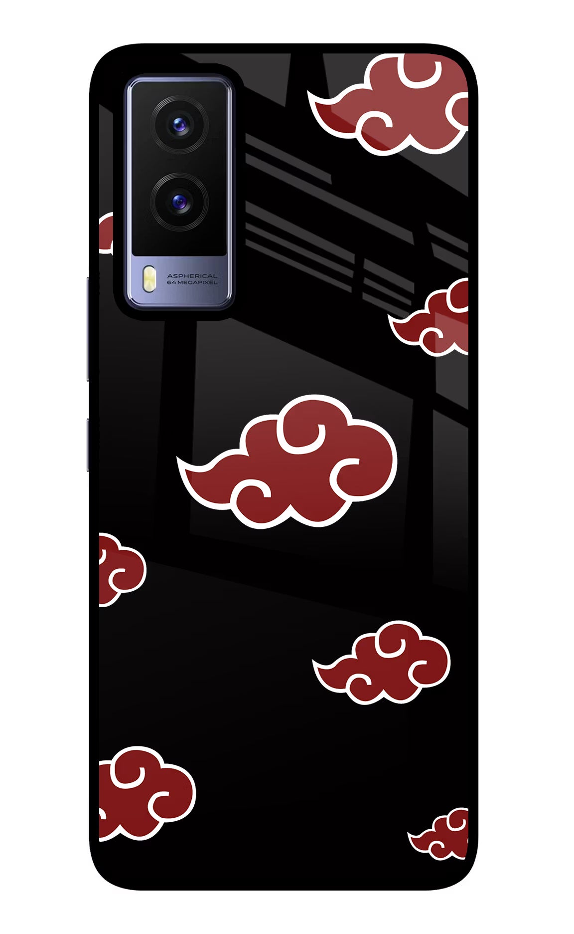 Akatsuki Vivo V21E 5G Glass Case Back Cover by Casekaro