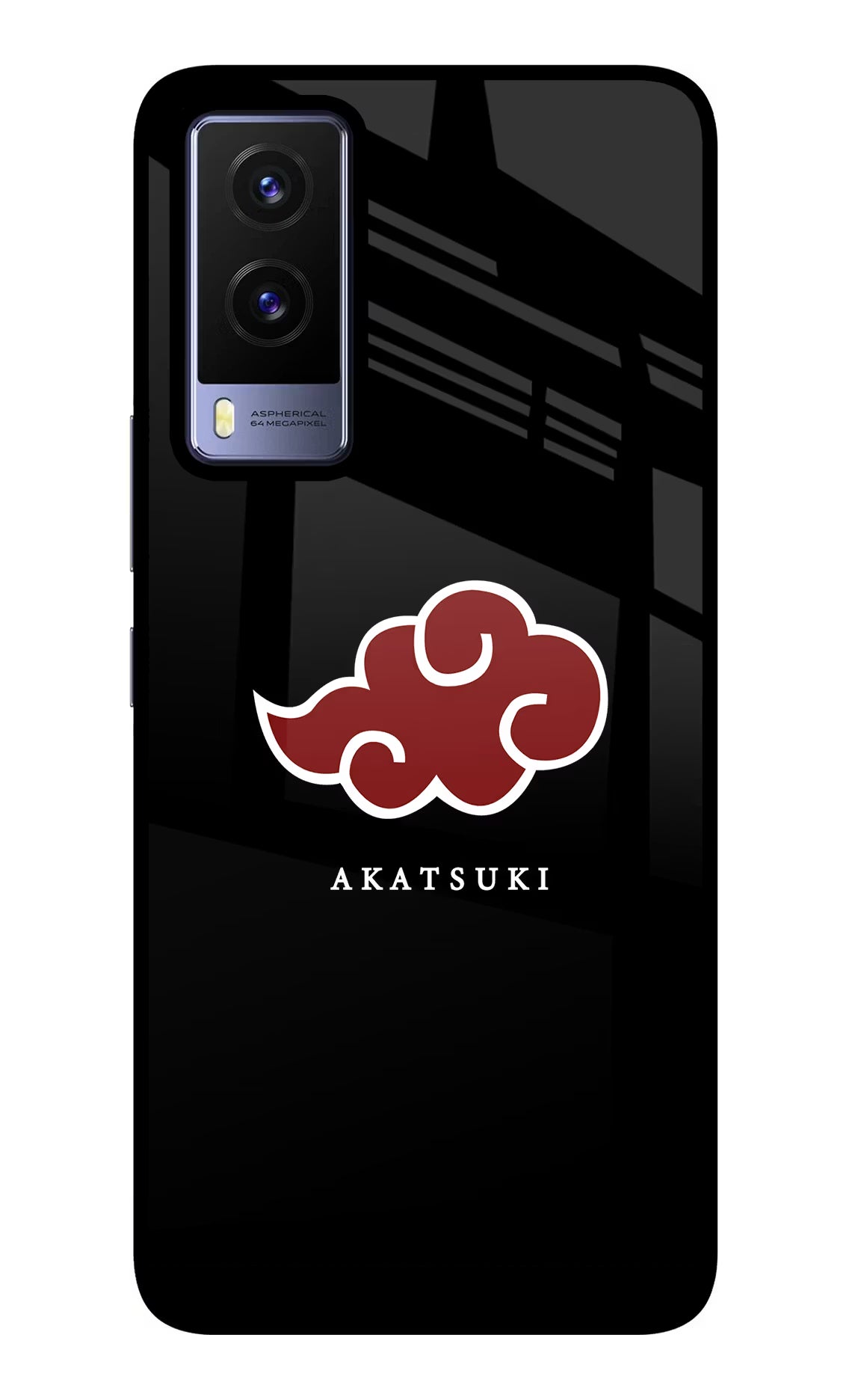 Akatsuki Vivo V21E 5G Glass Case Back Cover by Casekaro