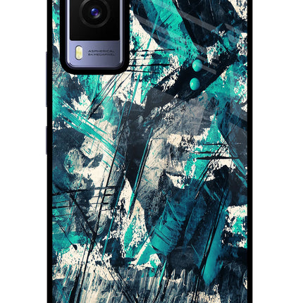 Artwork Vivo V21E 5G Glass Case Back Cover by Casekaro