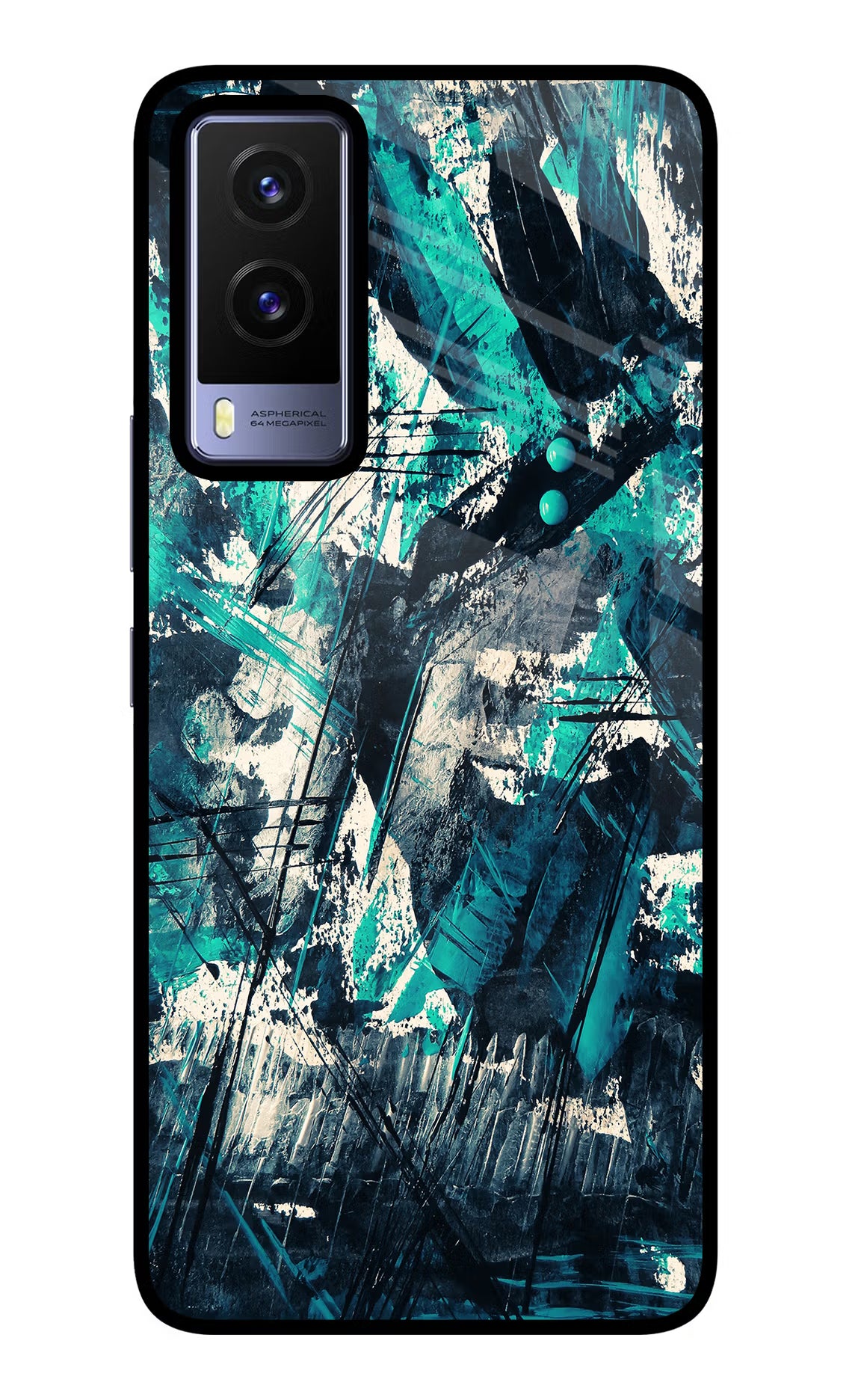 Artwork Vivo V21E 5G Glass Case
