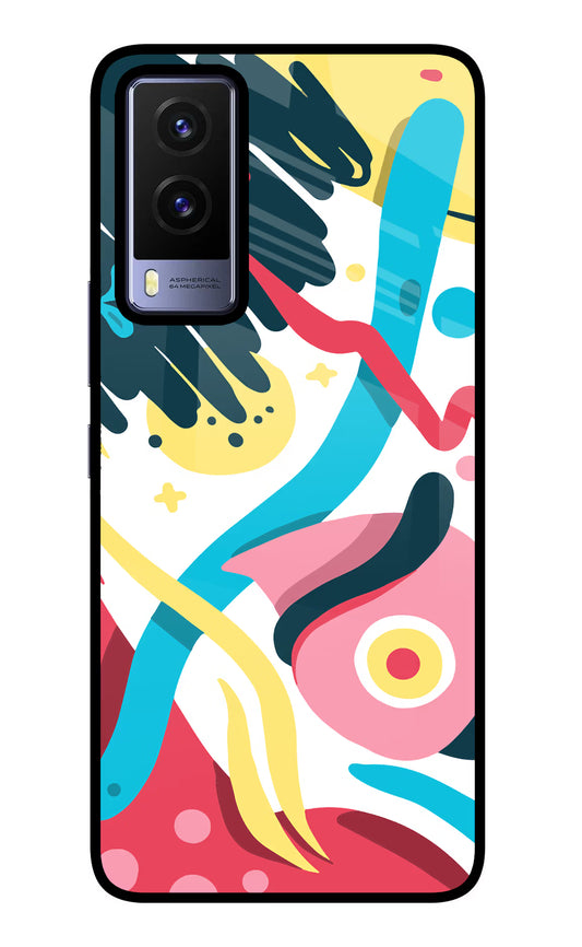 Trippy Vivo V21E 5G Glass Case