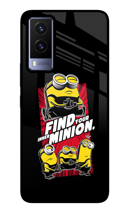Find your inner Minion Vivo V21E 5G Glass Case