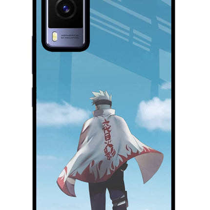 Kakashi Vivo V21E 5G Glass Case Back Cover by Casekaro