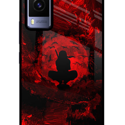 Itachi Uchiha Vivo V21E 5G Glass Case Back Cover by Casekaro