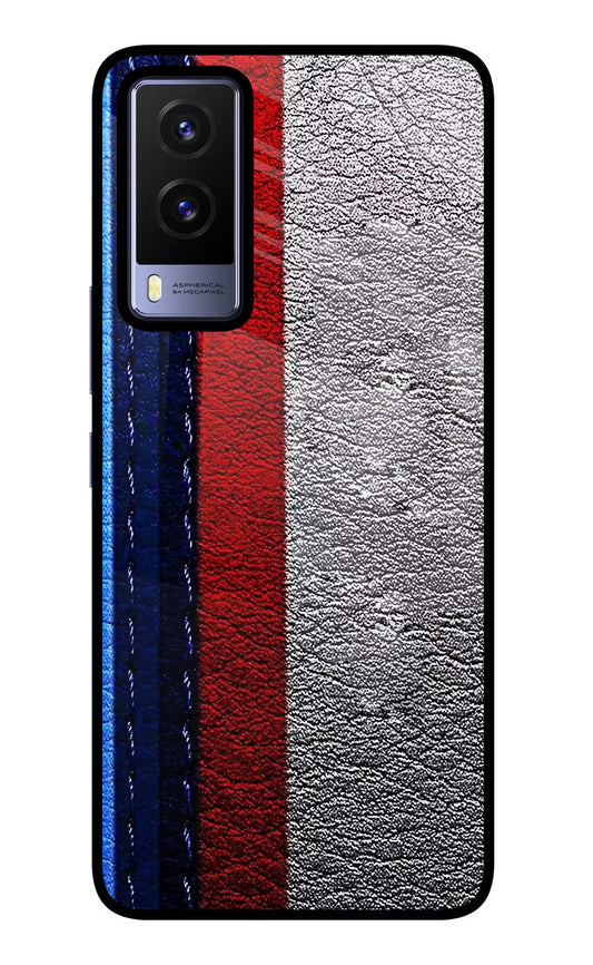 BMW Stripes Vivo V21E 5G Glass Case
