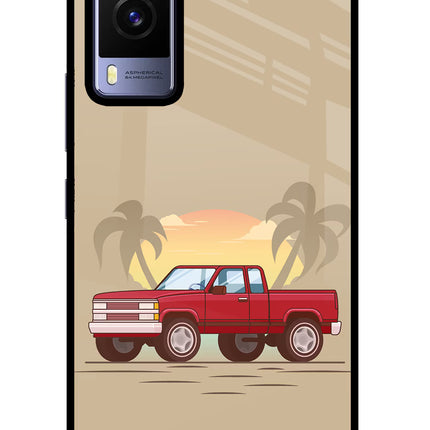 Desert Classic Drive Vivo V21E 5G Glass Case