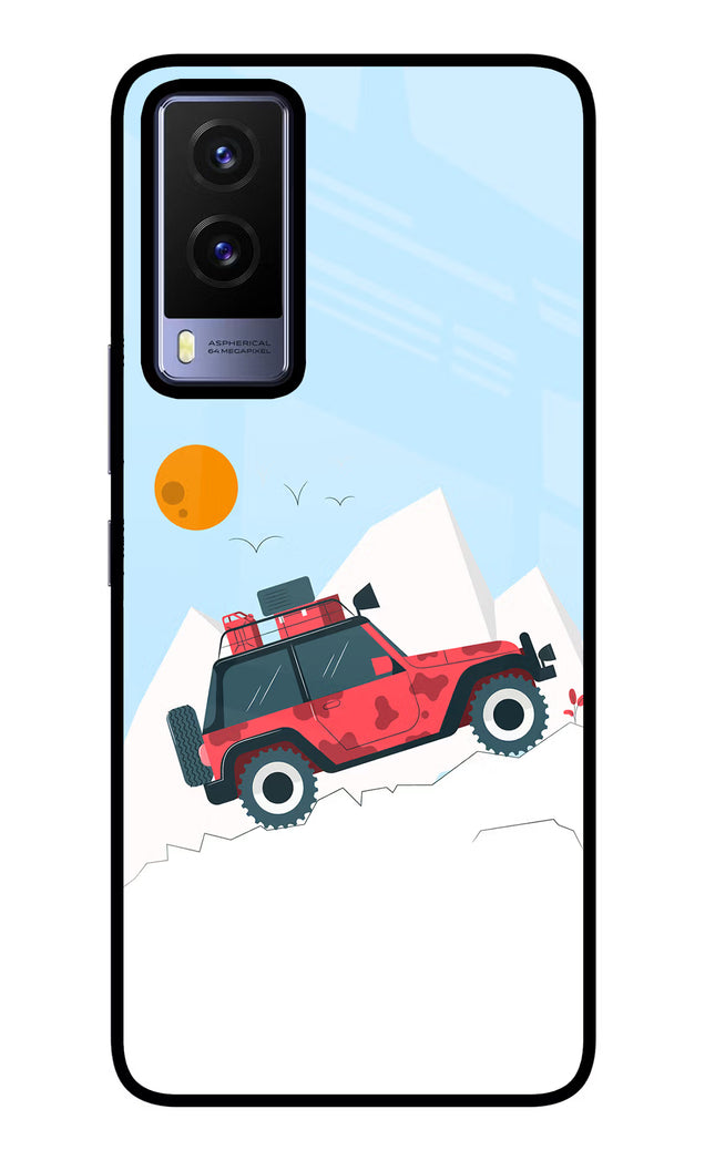 Mountain Trail Beast Vivo V21E 5G Glass Case