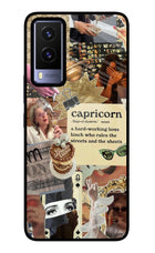 Capricorn Zodiac Vivo V21E 5G Glass Case