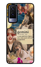 Gemini Zodiac Vivo V21E 5G Glass Case