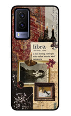 Libra Zodiac Vivo V21E 5G Glass Case