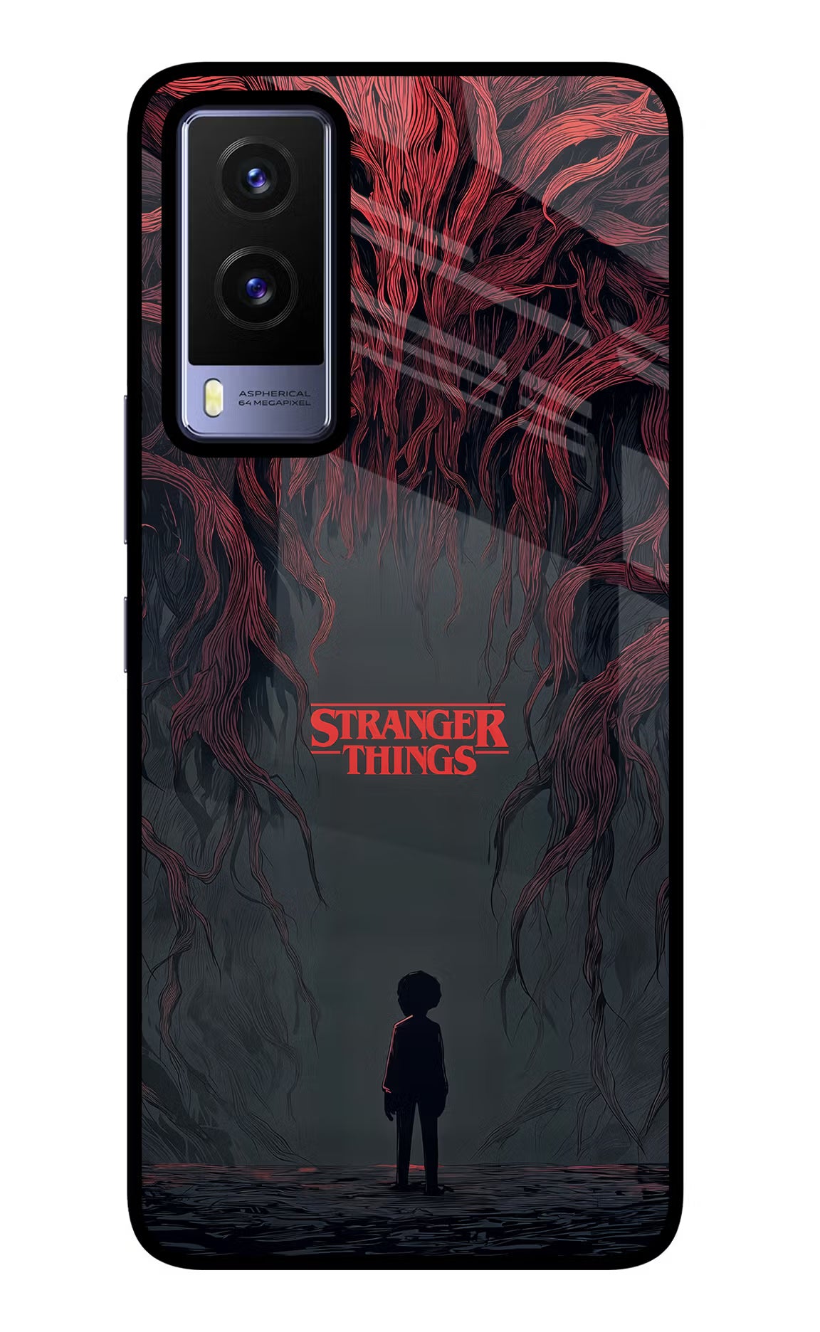 Ordinary Things Dark Side Vivo V21E 5G Glass Case Back Cover by Casekaro